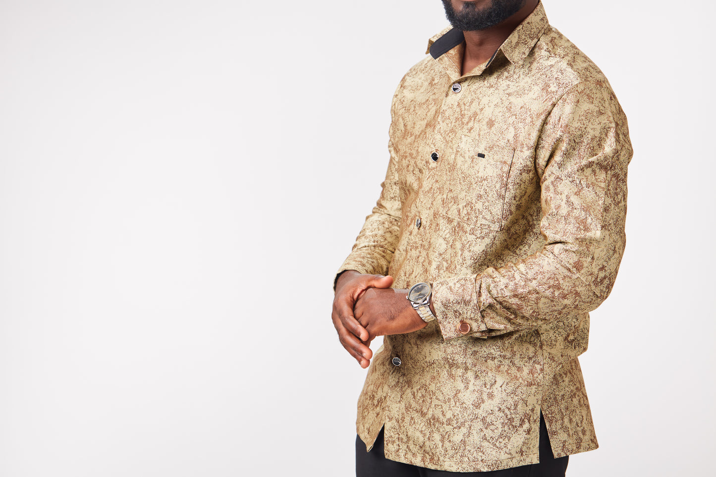 Tuscan Gold Cufflink Shirt